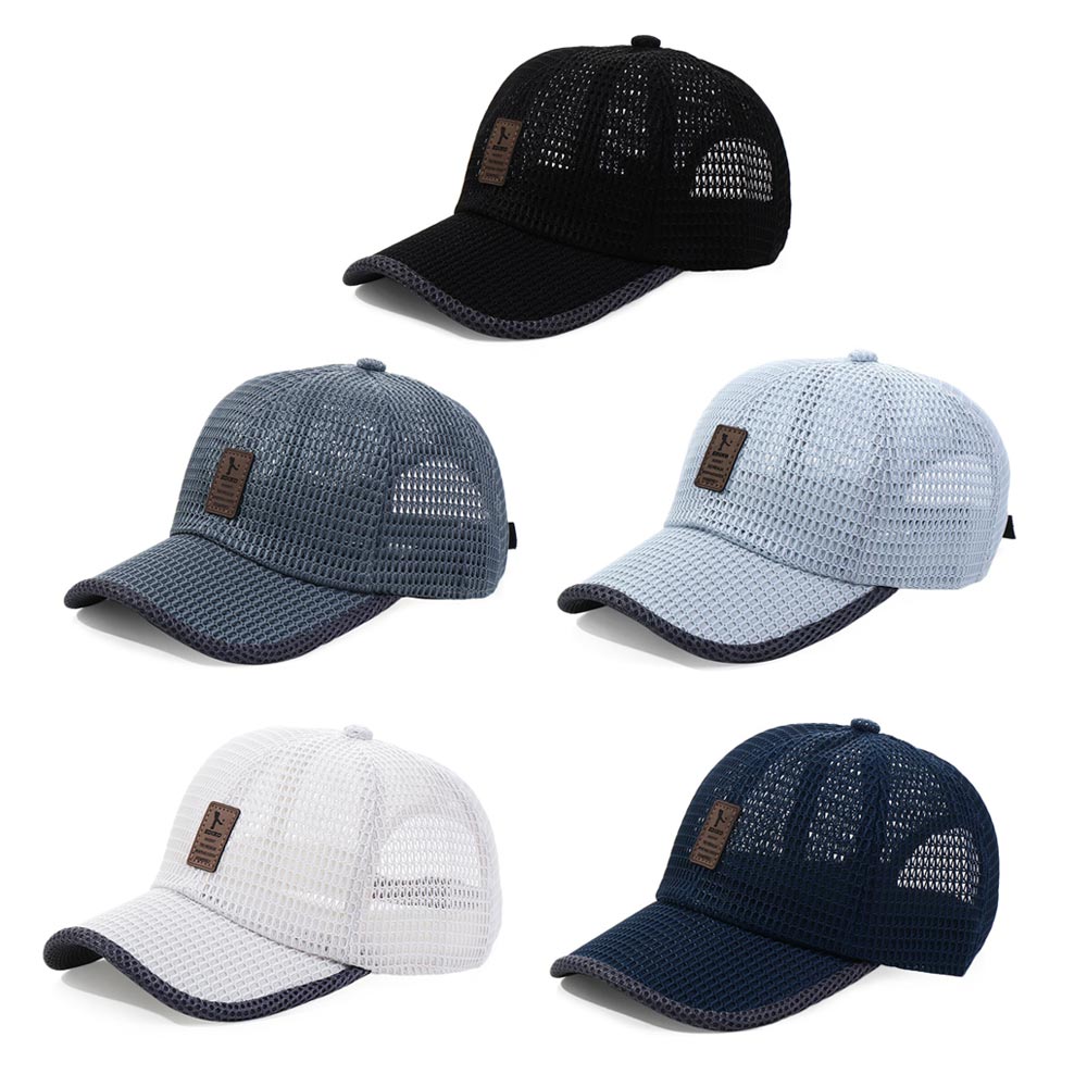Männer Frauen schnell trocknende Sport Baseball mütze Hysterese Sonnenhut Mesh Patchwork Outdoor Wandern Laufen Hip Hop Baseball Hüte Casque tte