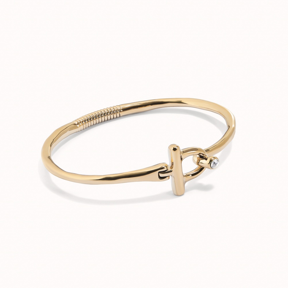Herfst minimalistische coole stijl goud zilver geometrische lijn armband neutrale accessoires verrassingscadeaus voor vrienden