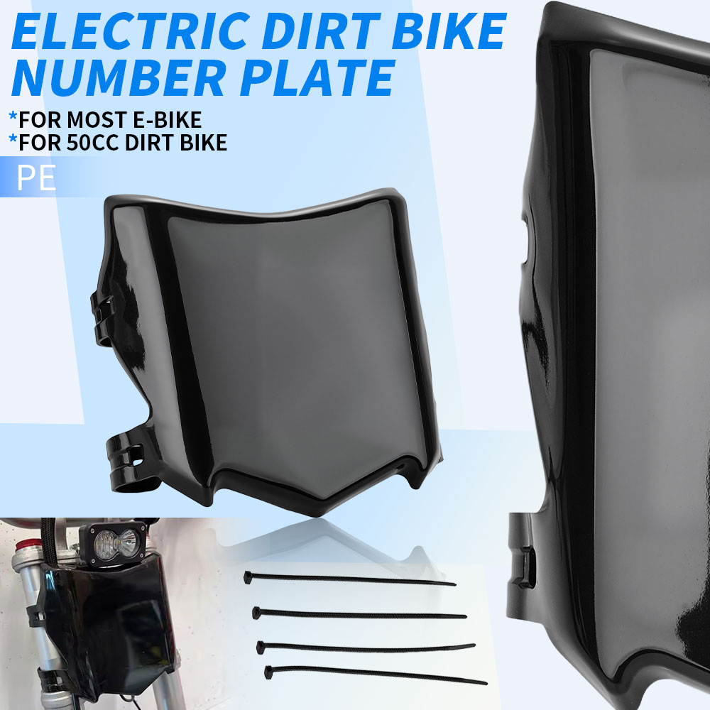 Elektrisches Fahrrad-Vorderrad-Kennzeichen für Surron S X Motorradzubehör Nummernschild für Stark Varg Talaria Sting Q20 Dirt EBike