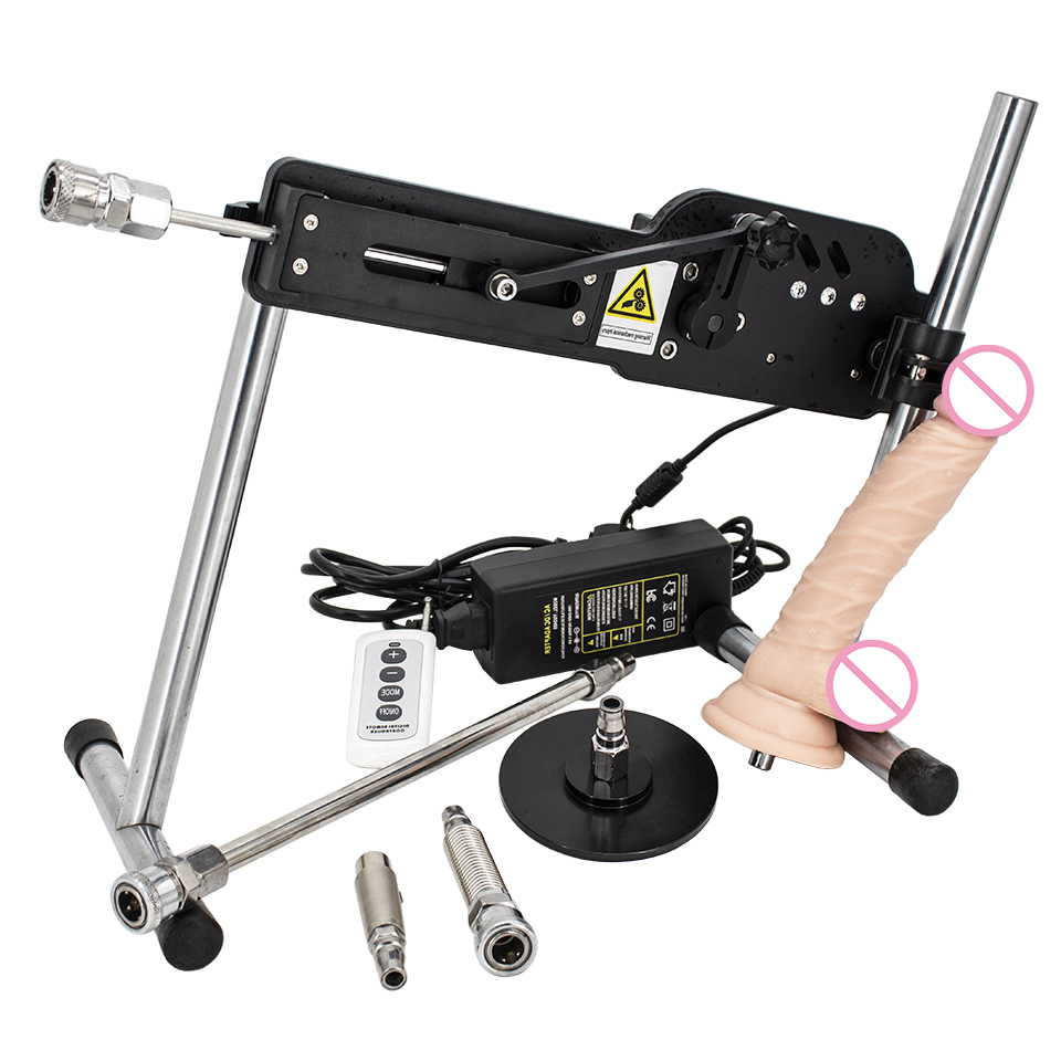 Machine sexuelle F19 sans fil 70W avec télécommande, longueur de course 3-9cm, pour masturbation masculine et féminine, accessoires Vac-U Dildo