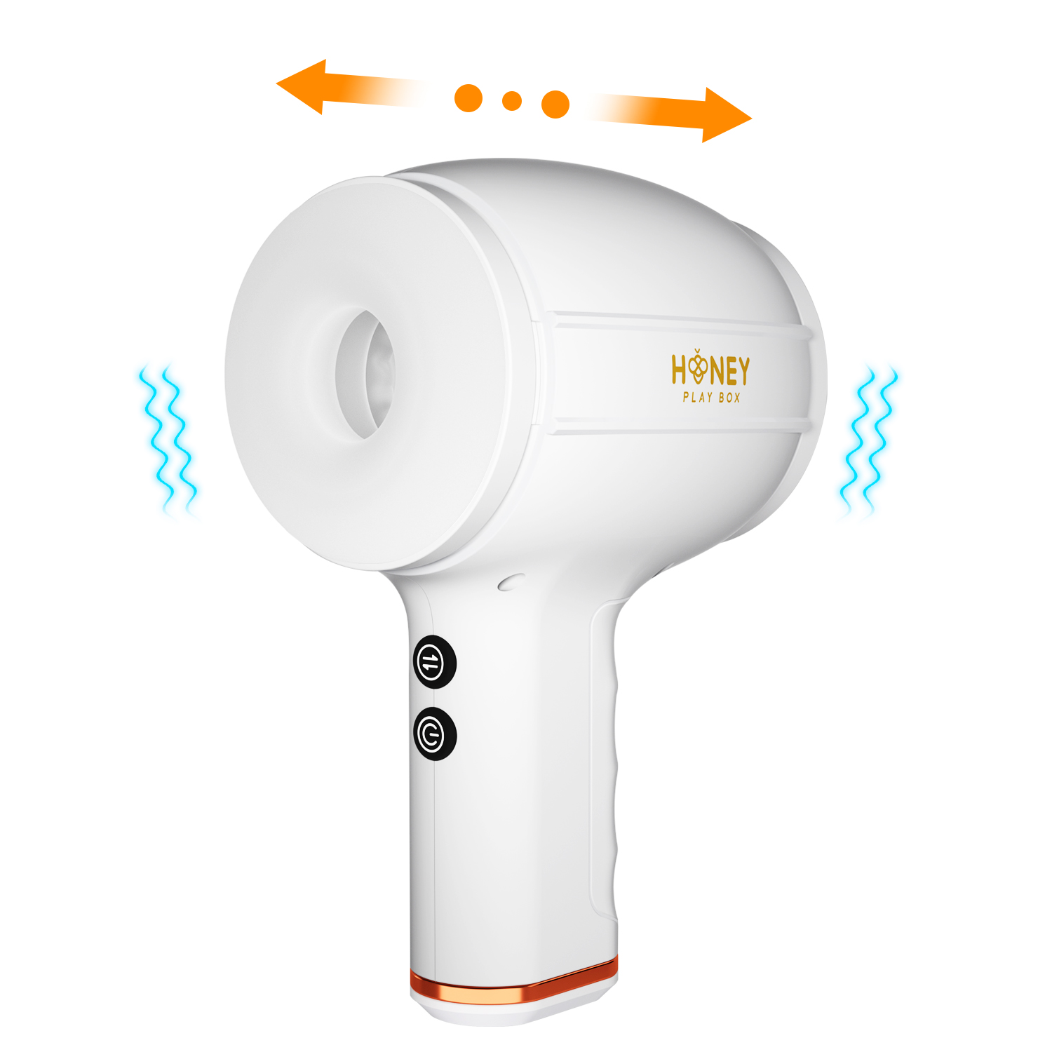 Máquina de Masturbação Automática Masculina com 4 Modos de Impulso e 7 Modos de Vibração, Copo Treinador Aberto para Homens, Brinquedo Adulto Masculino Silencioso