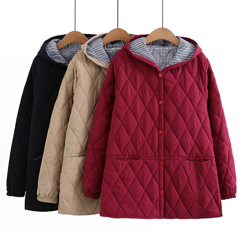 Oversized 7xl Katoenen Jas Voor Dames Herfst Winter Losse Casual Capuchon Dames Dames Dikke Katoenen Gewatteerde Parka 'S Overjas