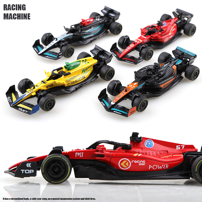 (zakken) 1.43 legeringsmodel racewagenspeelgoed, prachtige formule legering pullback racewagen, kinderspeelgoed, beste verjaardagscadeau.