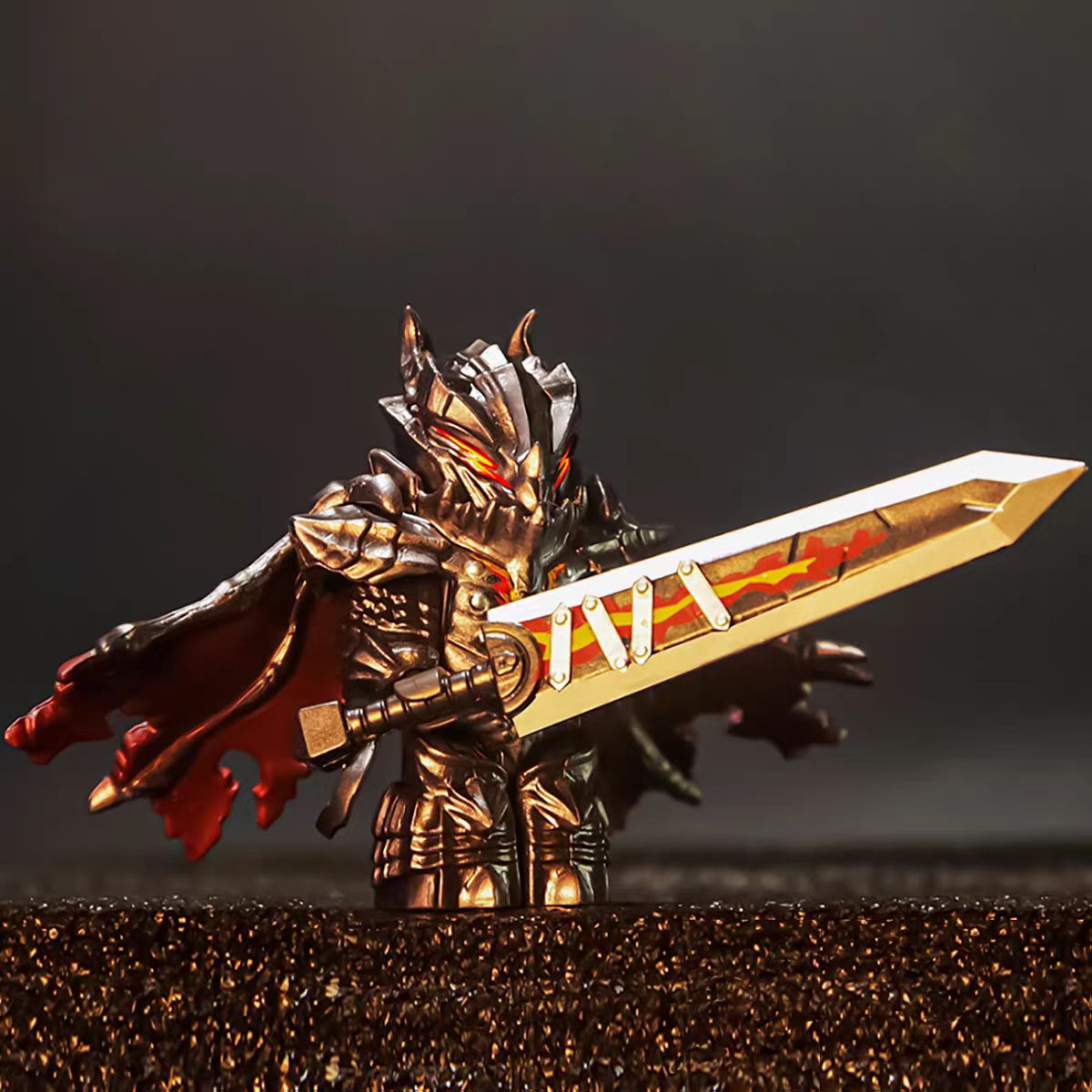 Średniowieczni Rycerze z Okrągłego Stołu Zbierają Się Kompatybilne Klocki Berserk Guts Puzzle Figurki Akcji Model Klocki do Budowania Zabawka Prezent