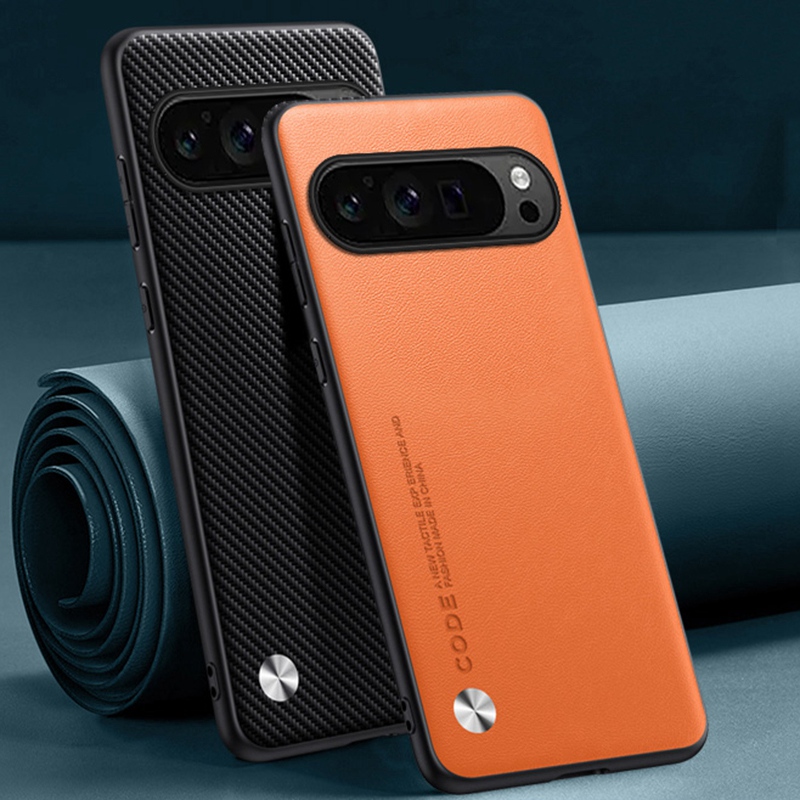 Casing Kulit PU Mewah Untuk Google Pixel 9 Pro XL 9A Penutup Belakang Silikon Pelindung Penuh Casing Ponsel Untuk Google Pixel 10 Pro XL 5G