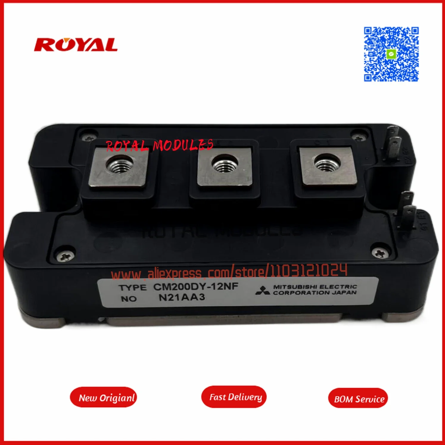 CM200DY-12H CM200DY-12NF CM200DY-12E CM150DY-12E CM400DU-12H Nouveau MODULE IGBT