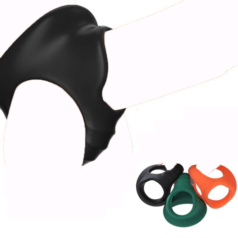 Silicone Soft Penis Cock Ring Delay Ejaculation Super Small Chastity Cage Adjustable Penis Ring Scrotum Cock Ring Male Sex Toys
