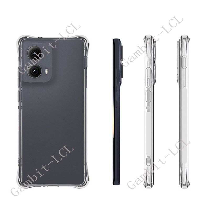 Anti-Fall-Hülle für Motorola Edge 2024, 5G Gen 5, Gen5, weiches Silikon, TPU, Original, stoßfeste Rückseite auf Moto Edge 2024