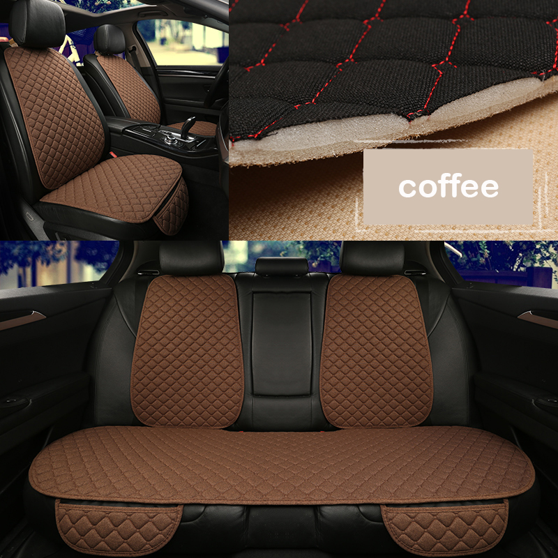 Lniany pokrowiec na fotel samochodowy Uniwersalna poduszka do JEEP Compass Grand Cherokee Commander Wrangler JK Akcesoria samochodowe