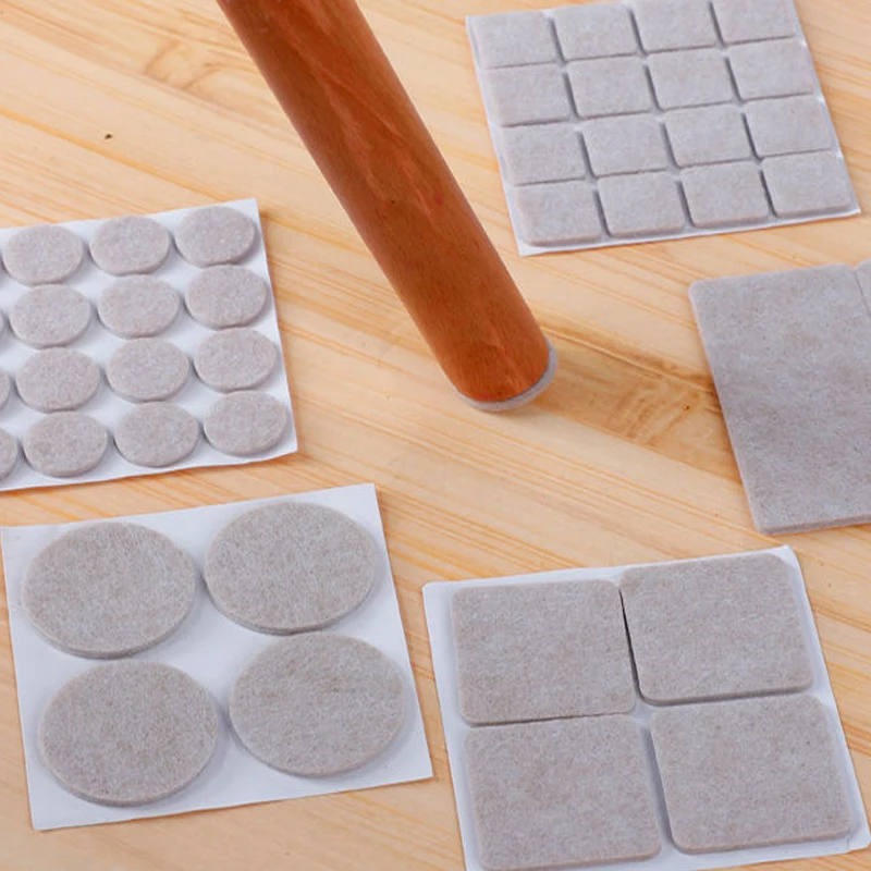 Almohadilla de fieltro para base de silla y mesa, almohadilla de protección para muebles, suelo resistente al desgaste, reducción de ruido, taburete antideslizante, almohadilla de esquina para silla
