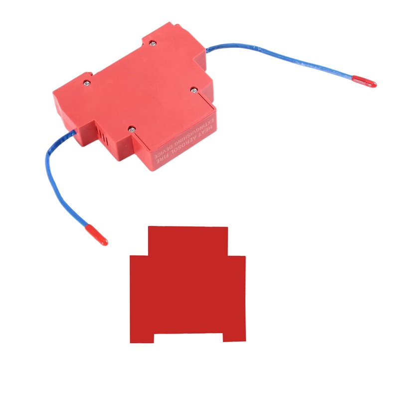 ABAN Dual-Line Design Non-Pollution Household Automatic Fire Extinguishing Device Hot Aerosol Fire Retardant DIN Rail Device
