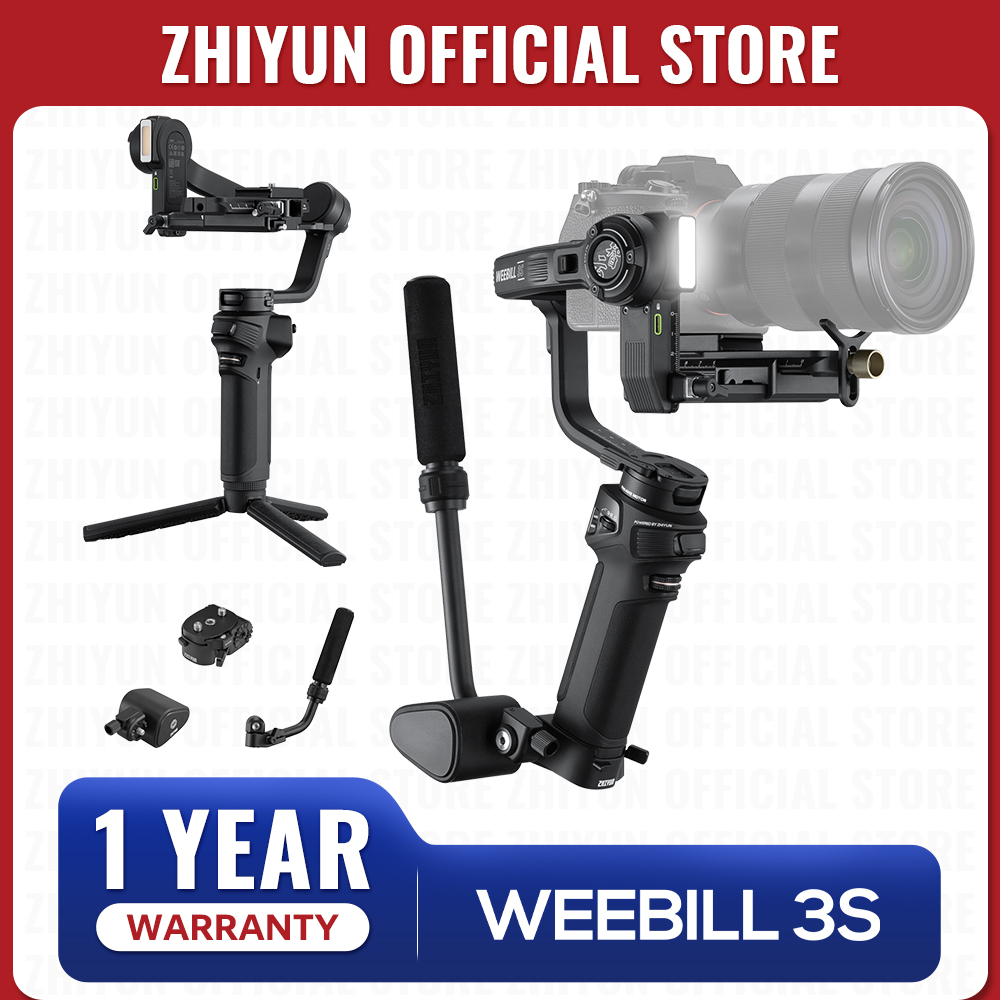 ZHIYUN-Stabilisateur de caméra officiel WEEBILL 3S, cardan 3 axes, obturateur Bluetooth, cardans pour DSLR, appareils photo sans miroir