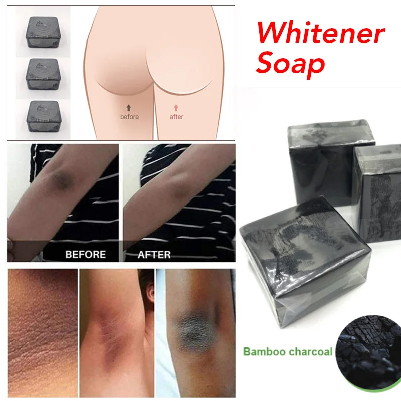 Jabón hecho a mano de carbón de bambú, limpieza profunda de la piel, Control de aceite, eliminador de espinillas, lavado de cara, baño de pelo, cuidado de la piel, 100g