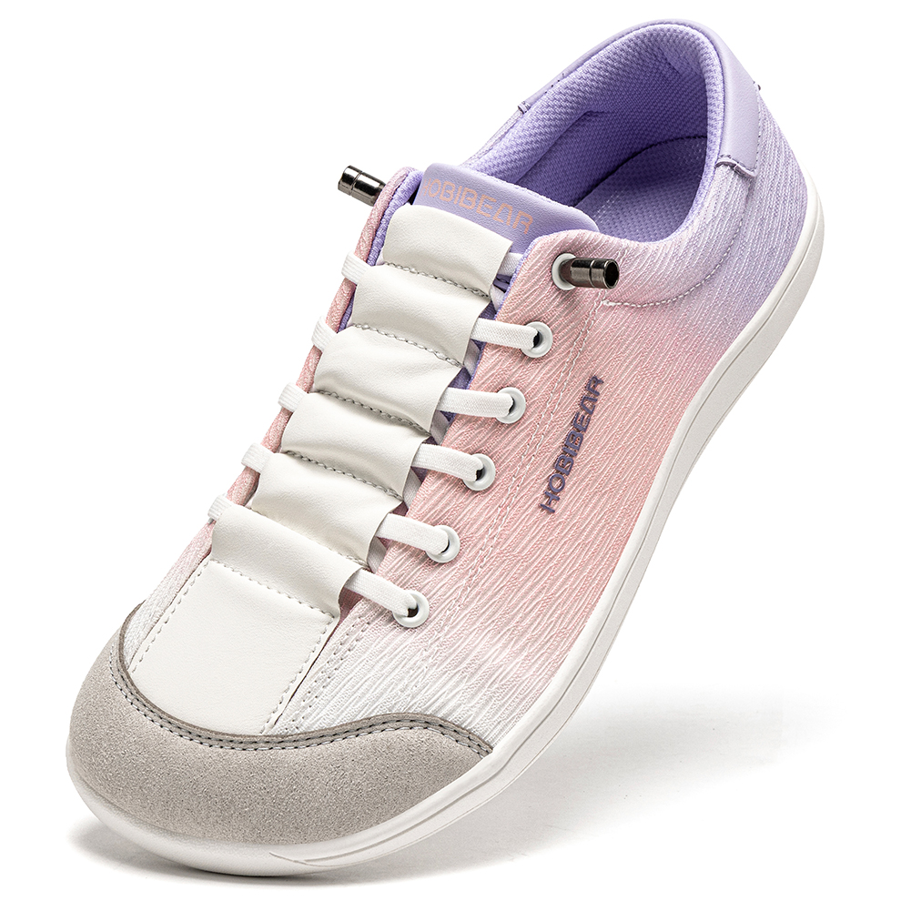 HOBIBEAR Dames Mesh Brede Barefoot Schoenen Unisex Zero Drop Minimalistische Sneakers Slip-on Ademende Lichtgewicht Wandelschoenen