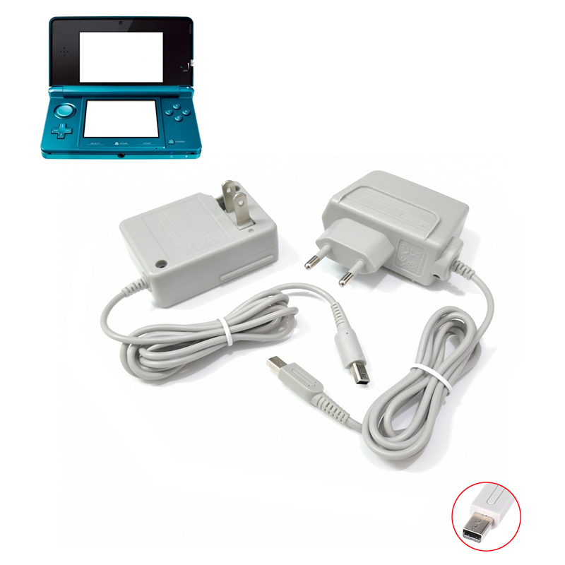 Carregador ac 4.6v 900ma para nintendo novo 3ds xl ue eua fonte de alimentação de viagem adaptador ac para nintendo 2ds/2ds xl/3ds/3dsll xl/ndsi