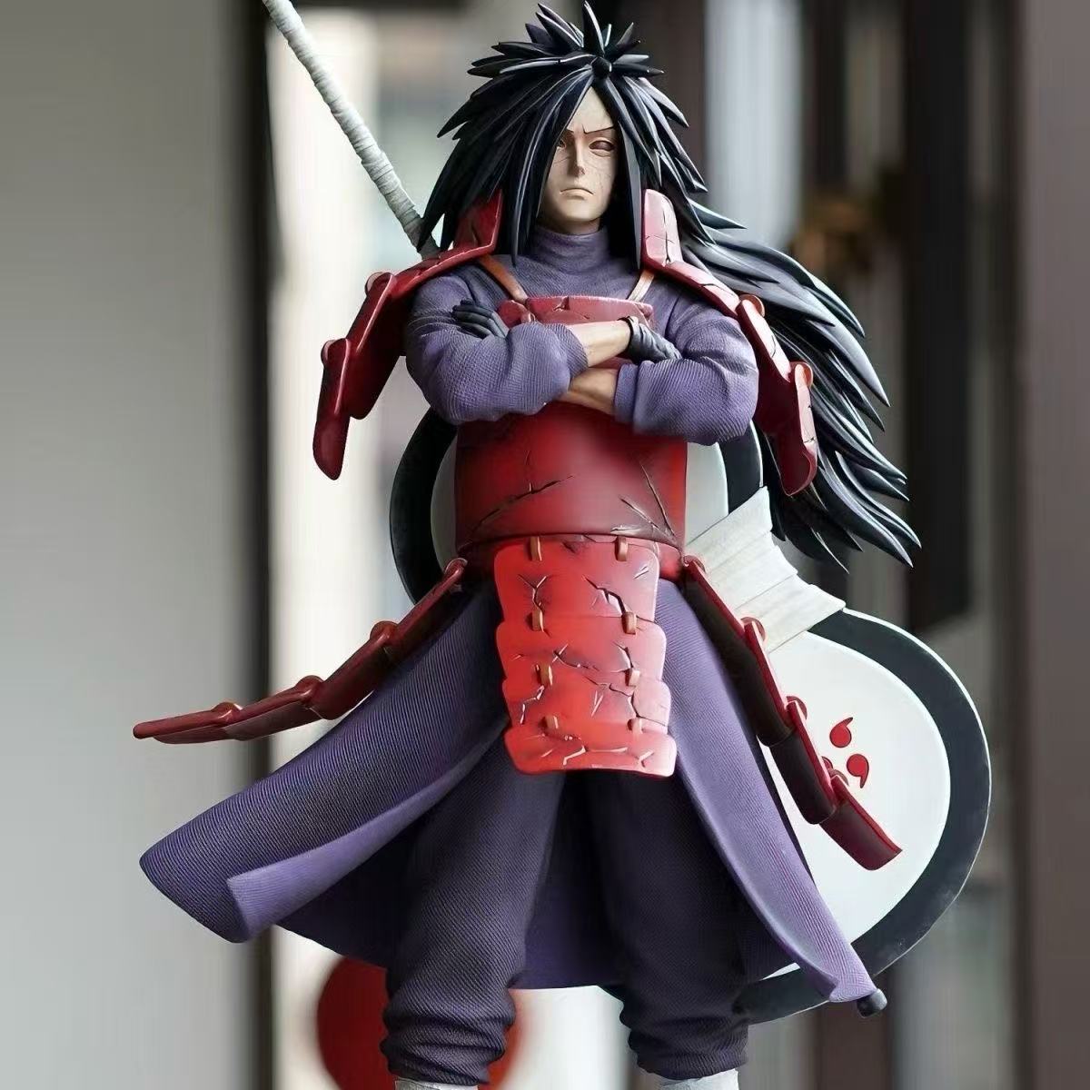 Modellino Uchiha Madara, decorazione da tavolo, regalo di compleanno, giocattolo di tendenza, decorazione per auto