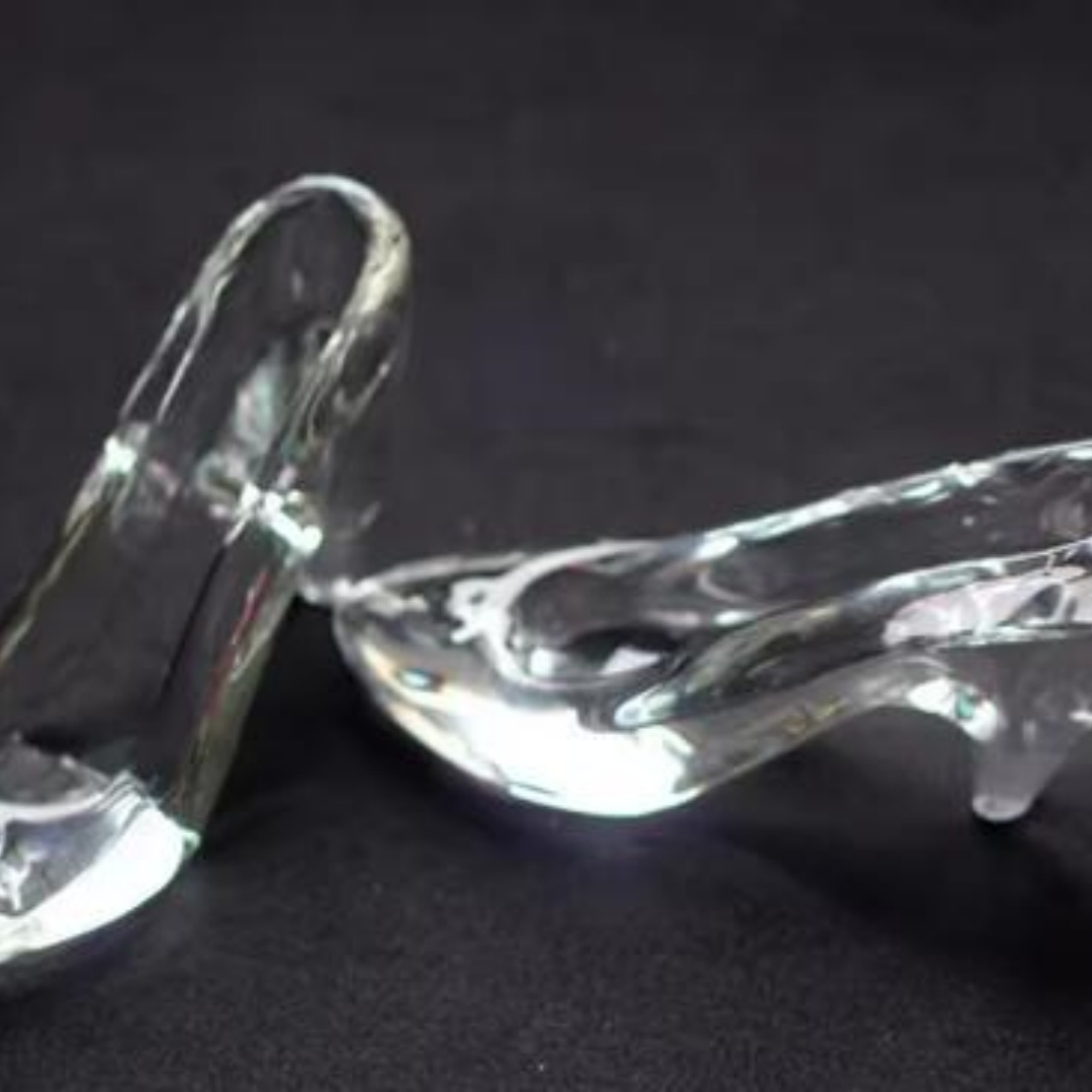 04 2 sapatos de cristal para itens de decoração de casa e interior