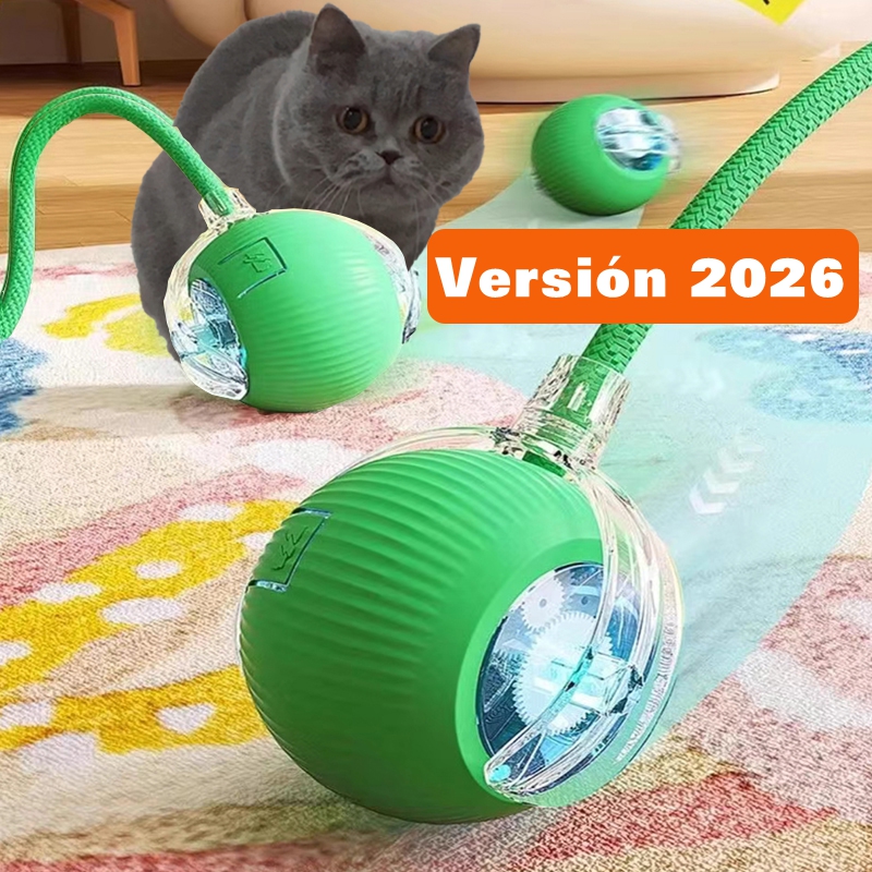 Nuevo juguete interactivo de pelota para gatos, pelota rodante automática para gatos recargable, juguete interactivo inteligente para gatitos, juguete de bolas inteligentes para gatos