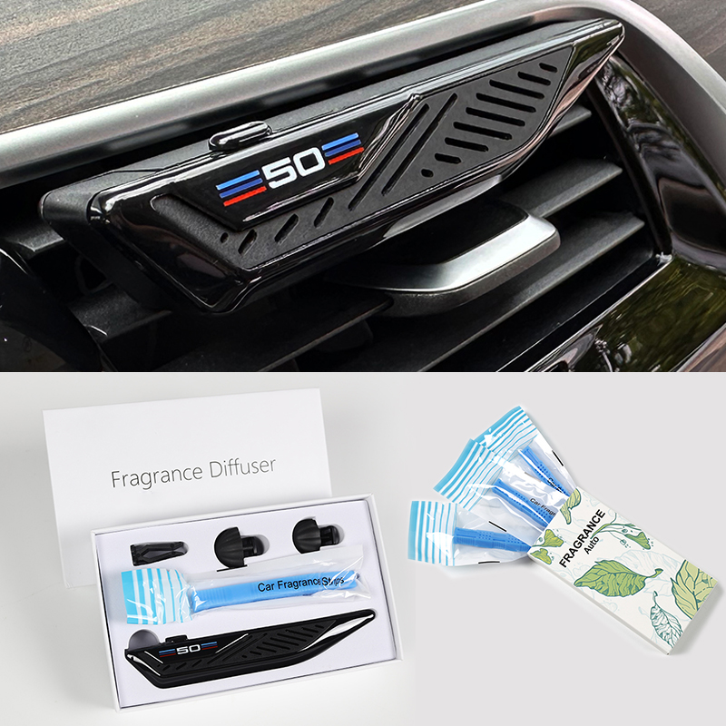 Voor BMW F30 F10 Auto Luchtverfrisser Parfum Diffuser Blade Vorm Vent Geurhouder Refill Strips voor Auto Luchtverfrissers