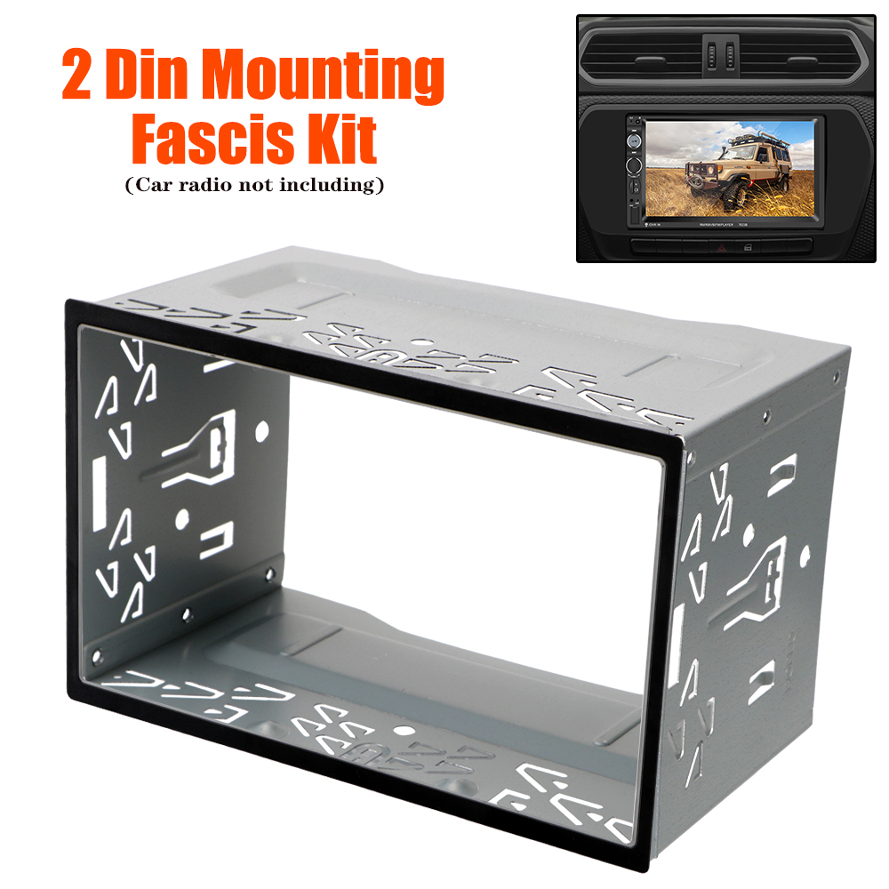 Radio Hoofd Installatie Frame Universeel Voor 2din Auto Dvd-Speler Auto Paneel Audio Dash Mount Kit Box 2din Fittings Kit