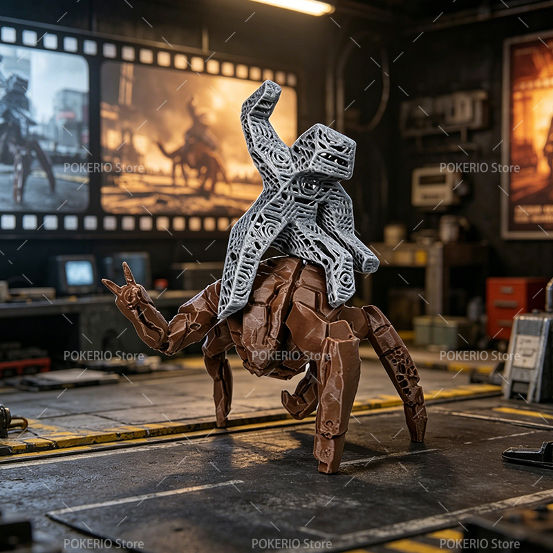 Figurine Mini Alien 3D Imprimée en Pierre Xenonite, Projet Hail Mary Grace Rocky, Ornement de Bureau, Cadeau pour Fans, Article de Collection Cinématographique