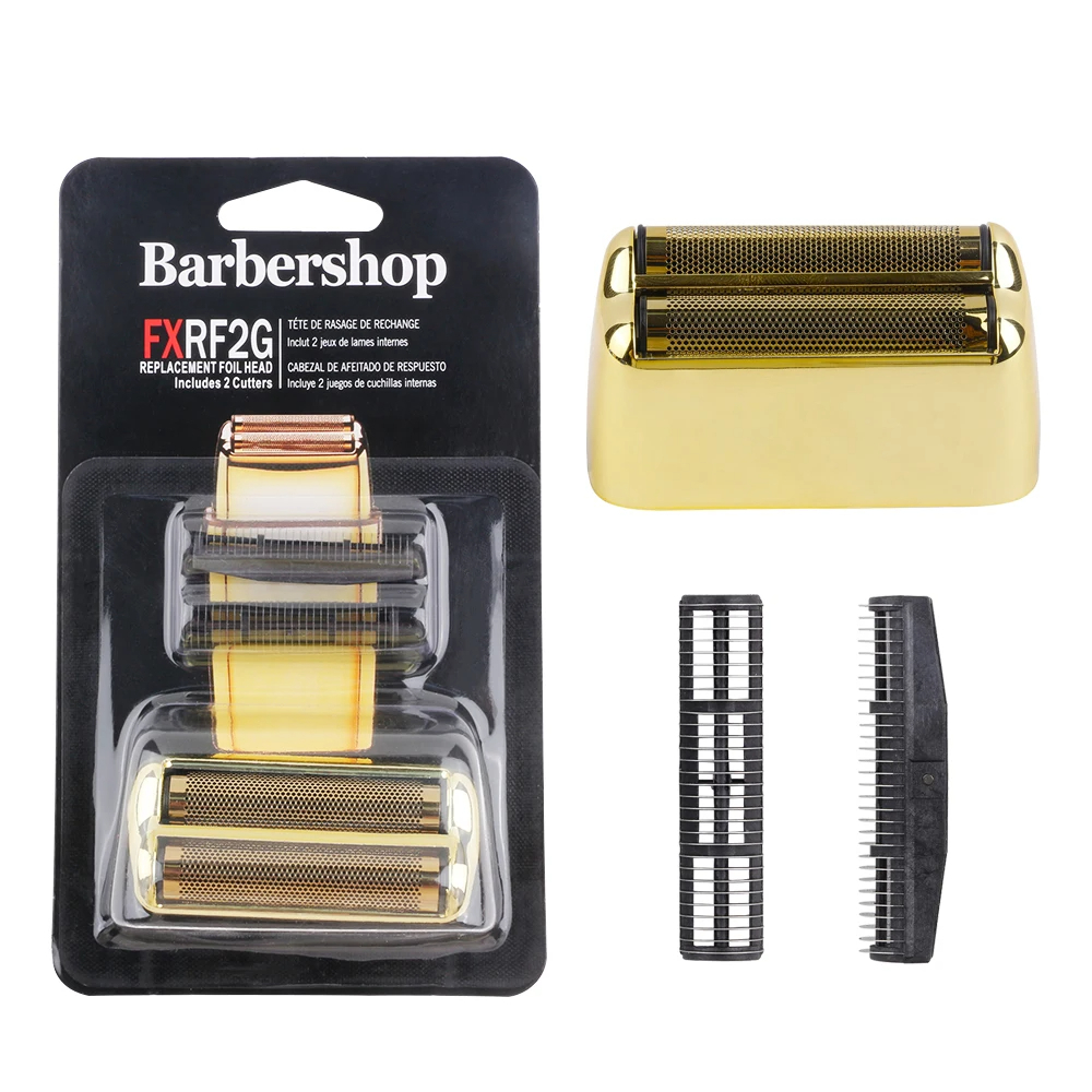 Afeitadora de peluquero profesional FXRF2, juego de láminas y cuchillas de doble repuesto para afeitadora de láminas inalámbrica Babyliss FXFS2