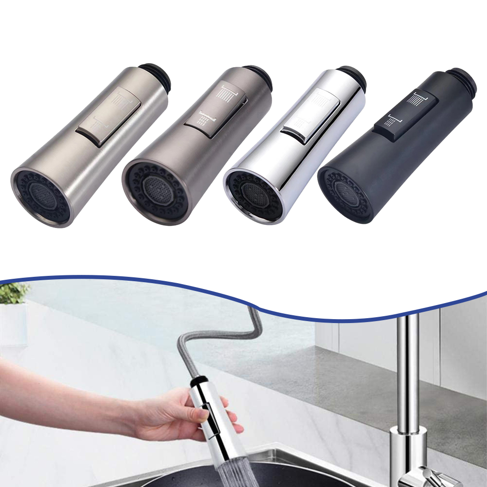 Kitchen Faucet Pull Out Shower Head Water Tap Spray Head Sprinkler Mixer Aerator Replacement Splash Proof Water Nozzle