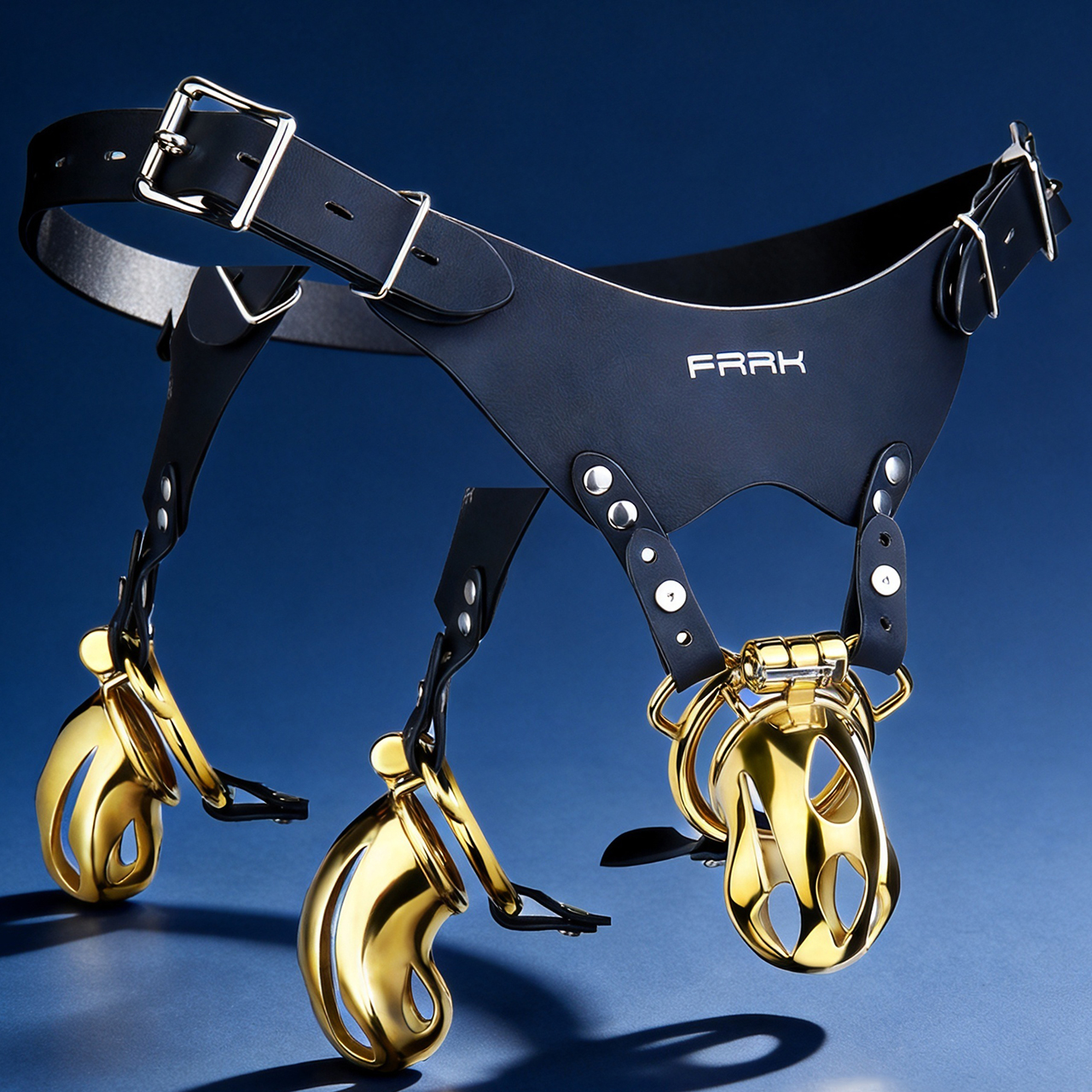 Snelle Amerikaanse levering M/L Golden Cobra Rvs Mannelijke Kuisheidsgordel Urethrale Terughoudendheid Penis Lock BDSM Erotische Volwassen Speeltjes