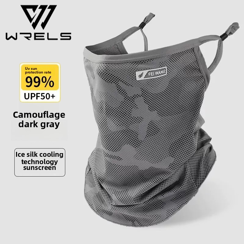 Anti-UV-Fahrradmaske, Sonnenschutz, Gesichtsbedeckung, atmungsaktiv, Eisseide, Gesichtsschal, Herren und Damen, Outdoor-Sport, Angeln, Wandern, Kühlmaske