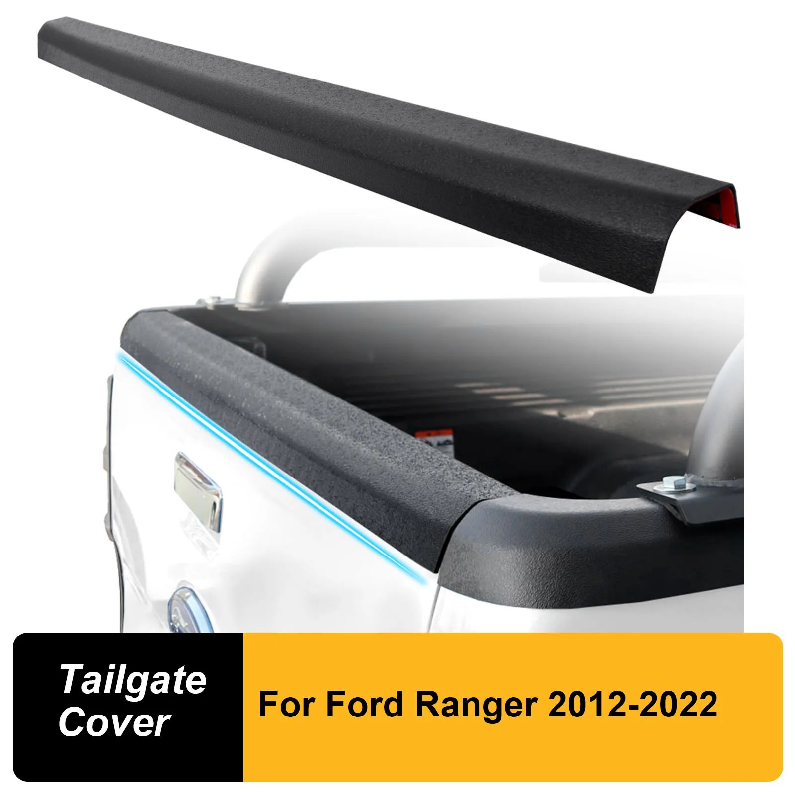 Achterklep Bekleding Voor Ford Ranger 2012-2022 T6 T7 T8 Voor Ford Ranger Raptor 2015-2018 Dubbele Cabine Modellen 4X4 Auto Styling