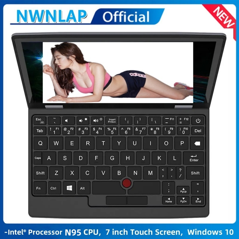7 Inch Laptop Mini Intel Celeron J4105 12G RAM SSD 256GB Với Màn Hình Cảm Ứng Bỏ Túi Netbook Windows 10 máy Tính Xách Tay Máy Tính Di Động
