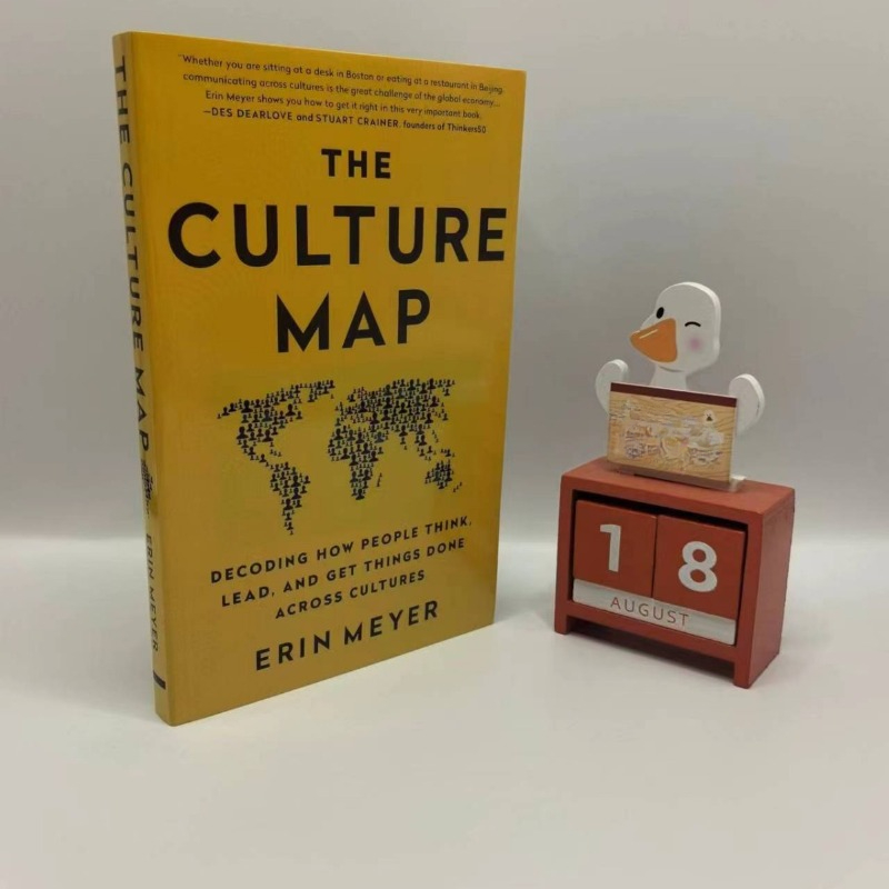 De cultuurkaart van Erin Meyer decodert hoe mensen denken, lood en vele dingen gedaan paperbackboek in het Engels