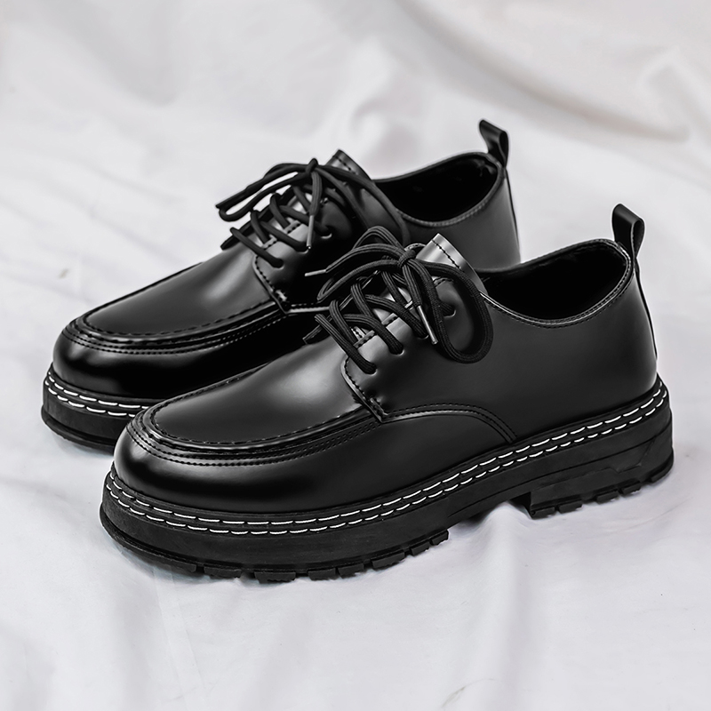 Casual loafers voor heren, zwarte modieuze kledingschoenen, elegante formele schoenen, comfortabele instapschoenen