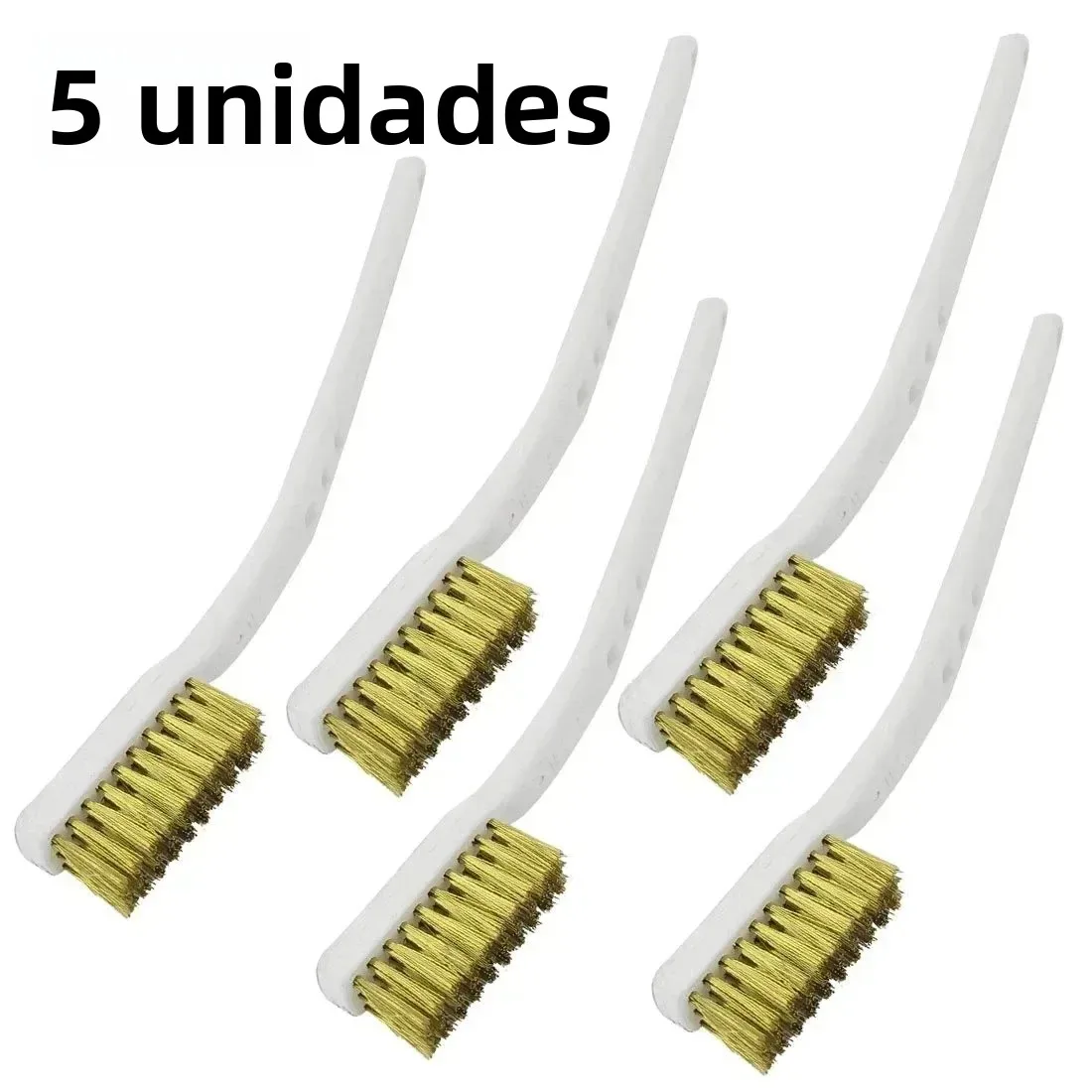 5-piece Mini Rust Removal Brush Set for Home Projects, Handicrafts, Industrial Metal Polishing, Cleaning and Sanding Brush for H