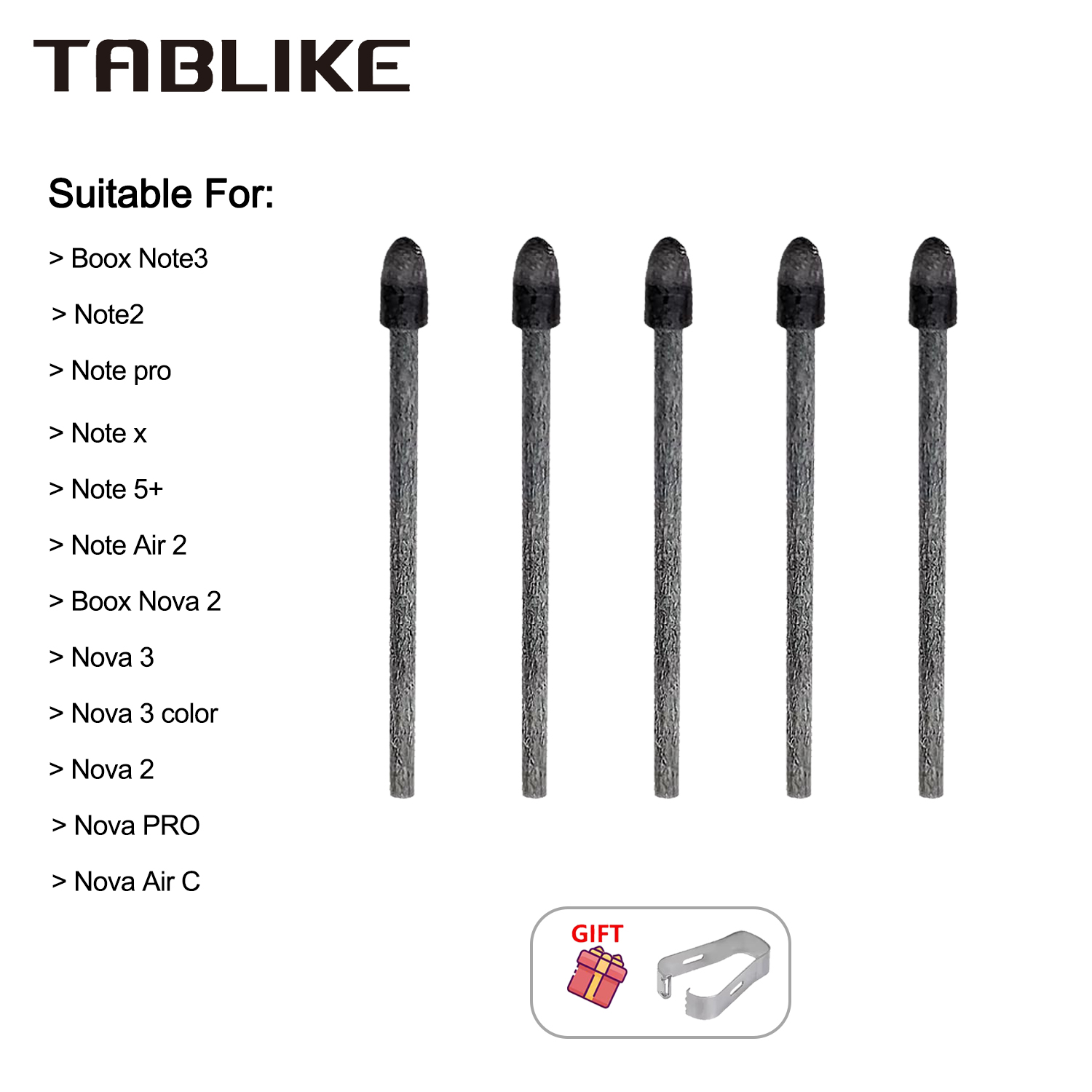 Pointe de marqueur en feutre pour stylo Onyx BOOX Pen 2 Nova Note Max 2 3 Pro Max Lumi, Lumi 2, Note 5, X+, Air C, Pagebook
