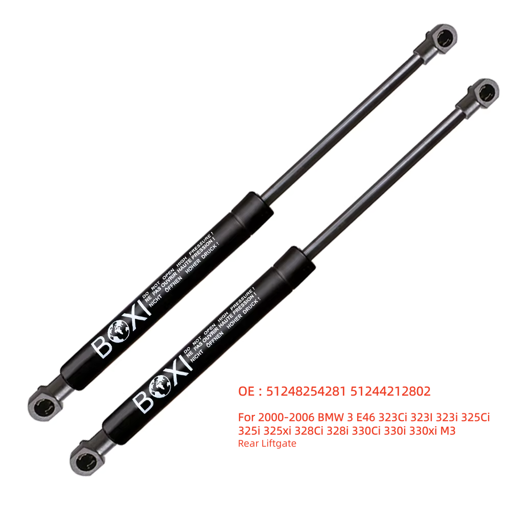 2 stuks kofferbakveerondersteuningen 51248254281 voor 2000-2006 BMW 3 E46 323Ci / l / i 325Ci / i / xi 328Ci 328i 330Ci 330i 330xi M3 veerpoten