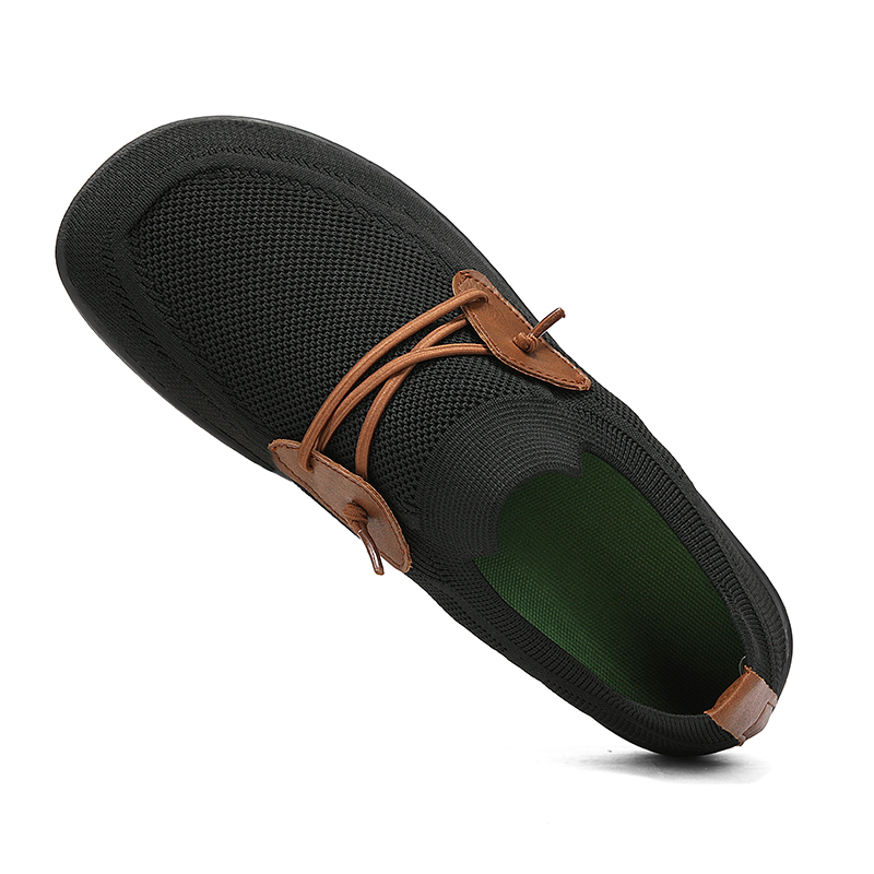 Buty męskie plus size 49 50 51 52 53 54 z szerokim noskiem, minimalistyczne buty barefoot, casualowe buty z siateczki, sneakersy z zerowym spodem, oddychające buty na duże stopy.