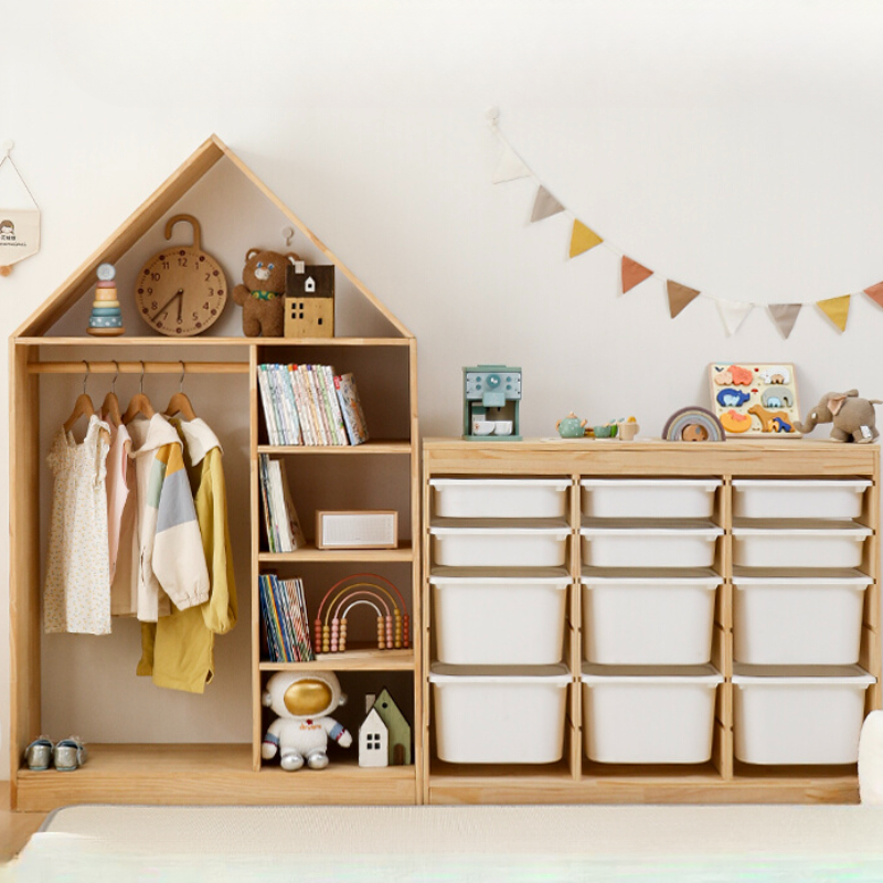 Kids Room Furniture Trunk Toys Baby A Storage Cabinet Toy Sets Wardrobe Store Children's Bookcase Recameras Girls Furniture