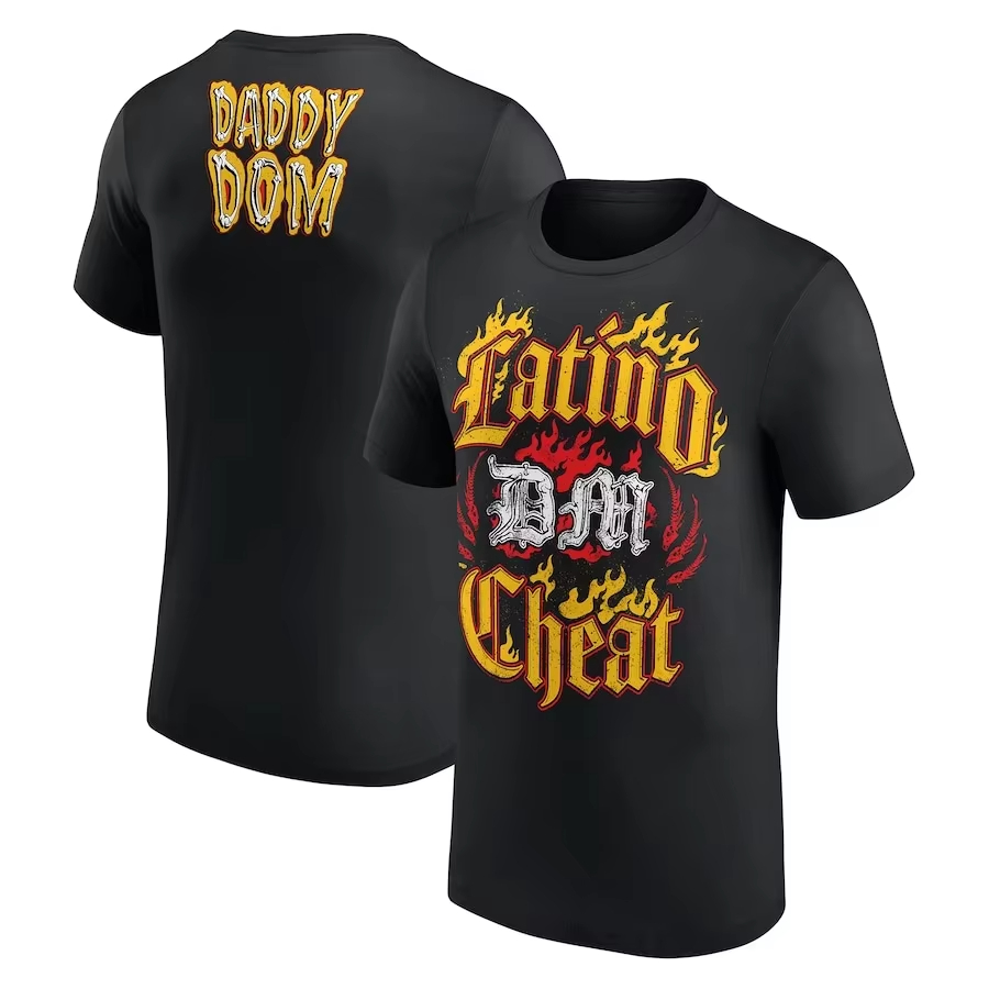 2026 new Dominik Mysterio Latino Cheat T-Shirt Men Women Short Sleeve Cotton Tees Tops Fitness Sports Tshirt Unisex Streetwear