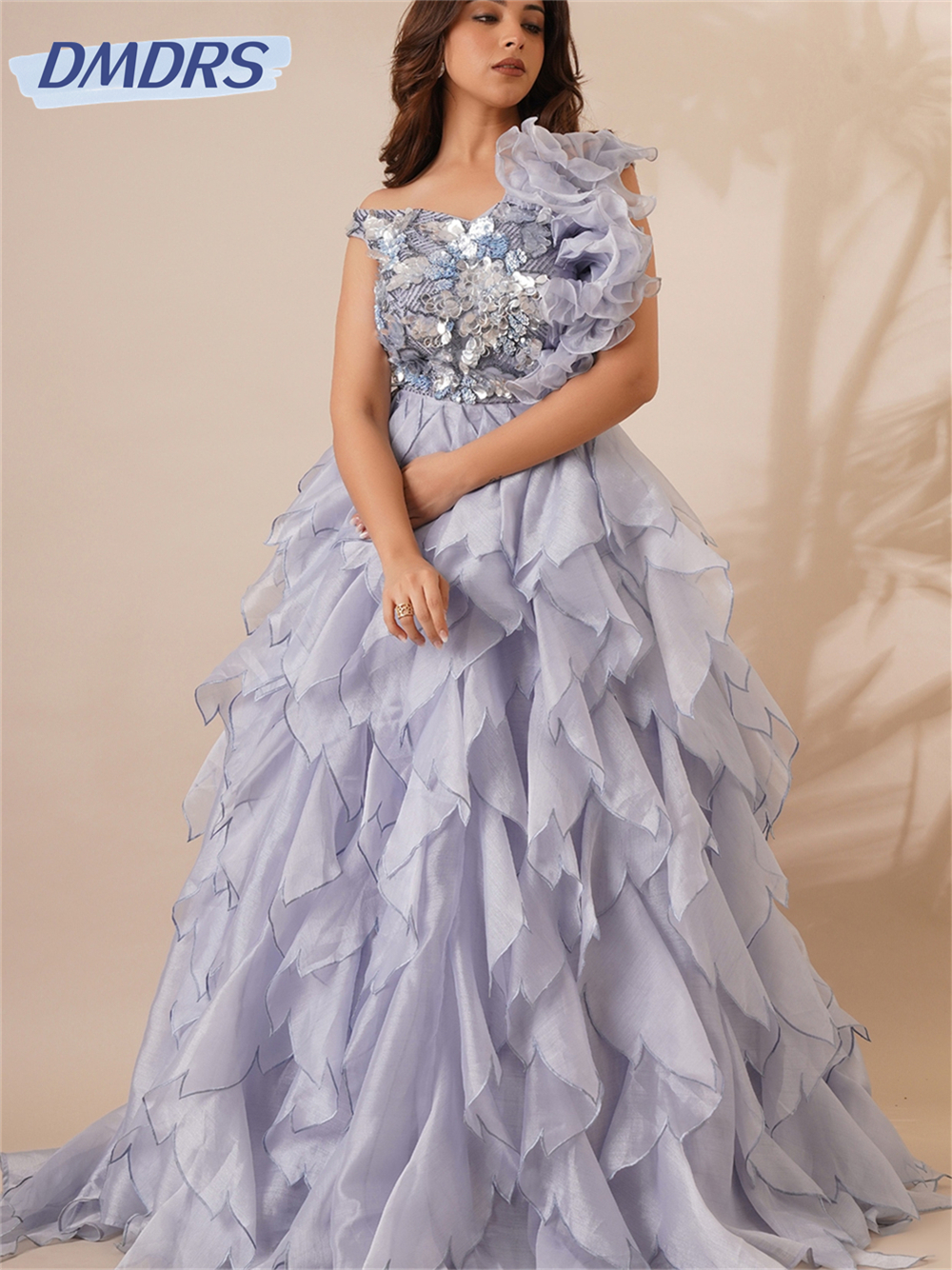 Charming Strapless A-Line Prom Dress 2024 Romantic Chiffon Evening Dresses Classic Floor-Length Gown Vestidos De Novia