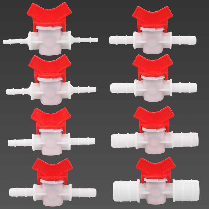 Robinet à Bille POM de 4 ~ 25mm pour Système d'Irrigation Goutte à Goutte, Joint de Tuyau, Connecteur de Pompe à Air Précieux d'Aquarium, Valve de Tube de Tuyau d'Eau de Jardin