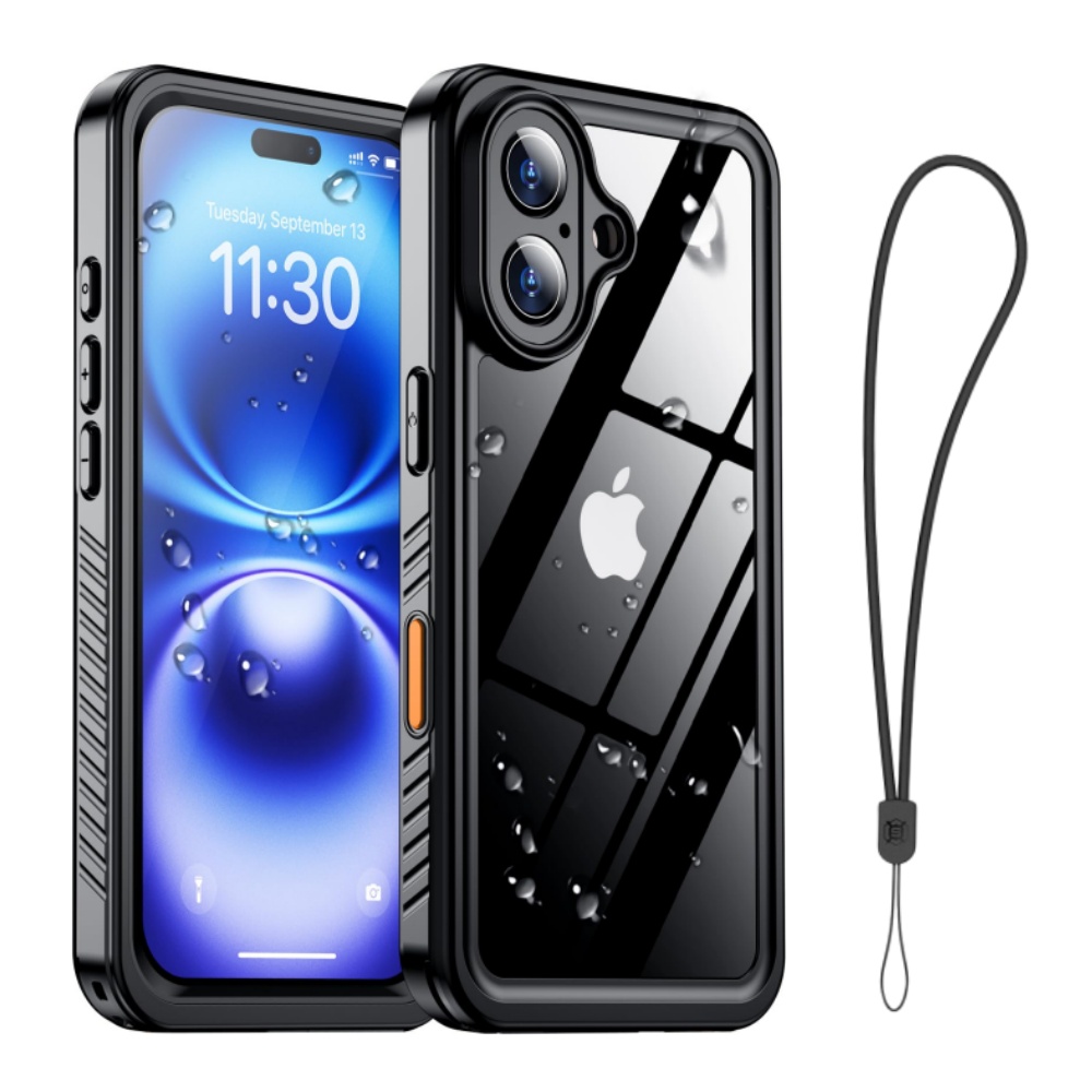 Custodia Impermeabile Professionale Shellbox per iPhone 16 Pro Max, 17 Air, 15, 14 Pro - Protezione Completa a 360 Gradi Anti-Caduta