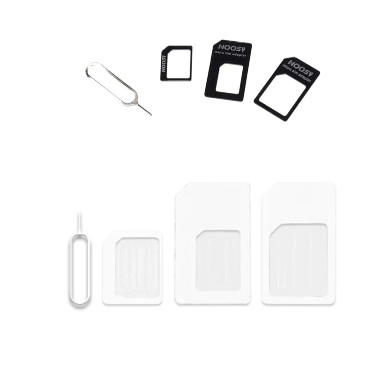 Convertir 4 en 1 para tarjeta a adaptador Micro estándar para teléfono para teléfonos inteligentes Dropship
