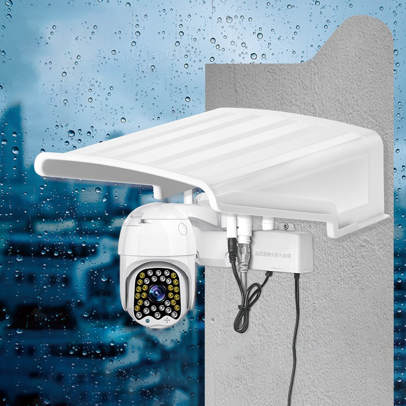 Cubierta protectora impermeable y resistente a la lluvia para cámaras de seguridad: funda protectora para cámara de torreta/domo, protección resistente a la intemperie para montaje en pared
