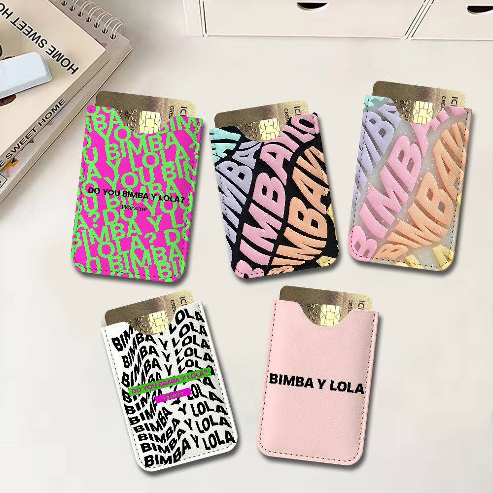 Cartera de Cuero Ultra Delgada para Hombre B-Bimba Y LolaS, Mini Cartera Ligera para Tarjetas de Crédito, Identificación y Uso Diario