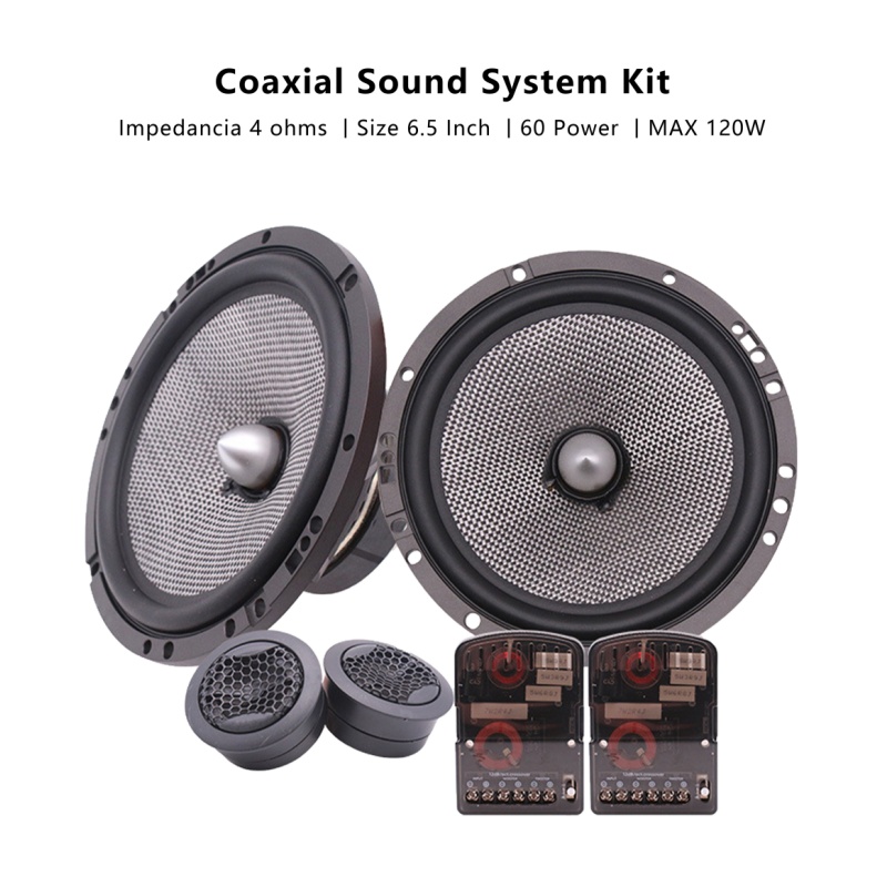 1 Set 12 V Universele Auto Audio Modificatie Kit Twee Weg Hoge Kwaliteit High Power Luidspreker Audio Stereo Auto Voordeur Luidspreker Kit