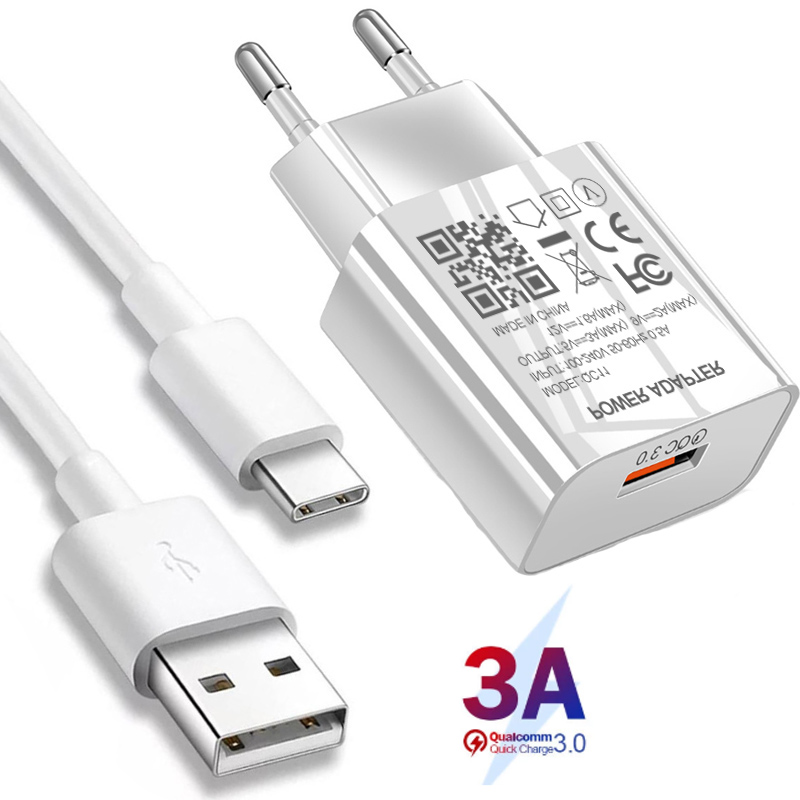 Szybka ładowarka do telefonu szybkie ładowanie 3.0 kabel USB C do Samsung A21S A12 A42 A52 A72 5G A51 A71 Huawei Psmart 2021 typ C kabel USB