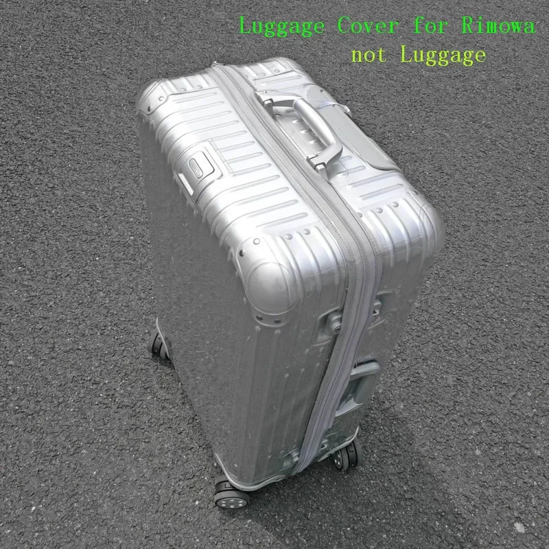 Чехол для багажа из ПВХ для Rimowa с застежкой-молнией, прозрачная защита для чемодана, утолщенная, высокое качество, по индивидуальному заказу, не включает багаж