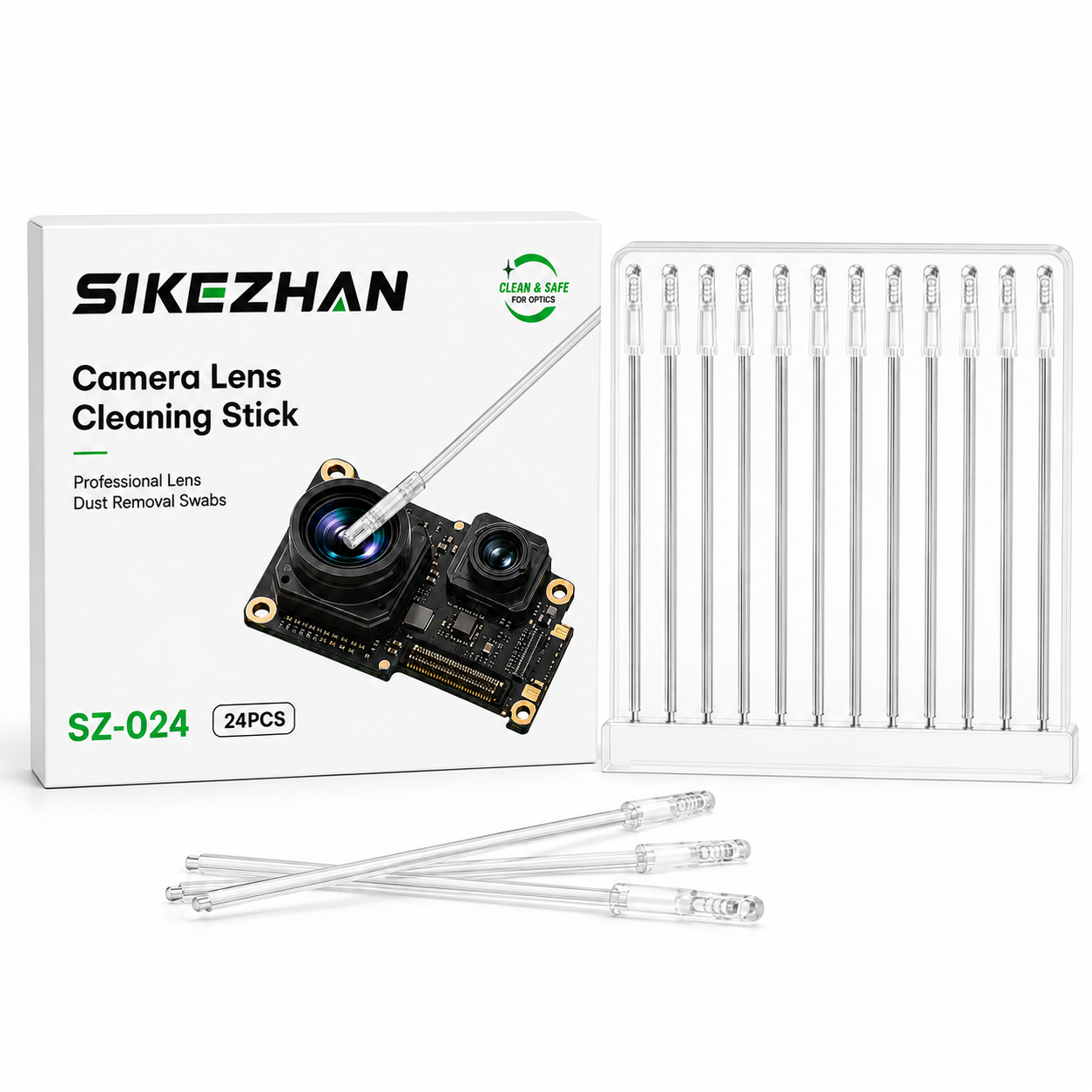  SIEKZHAN 48PCS Camera Lens Cleaner Stick Synthetic Resin Gel Stick for Mobile Phone Camera Lens Dust Removal Cleaning Tool