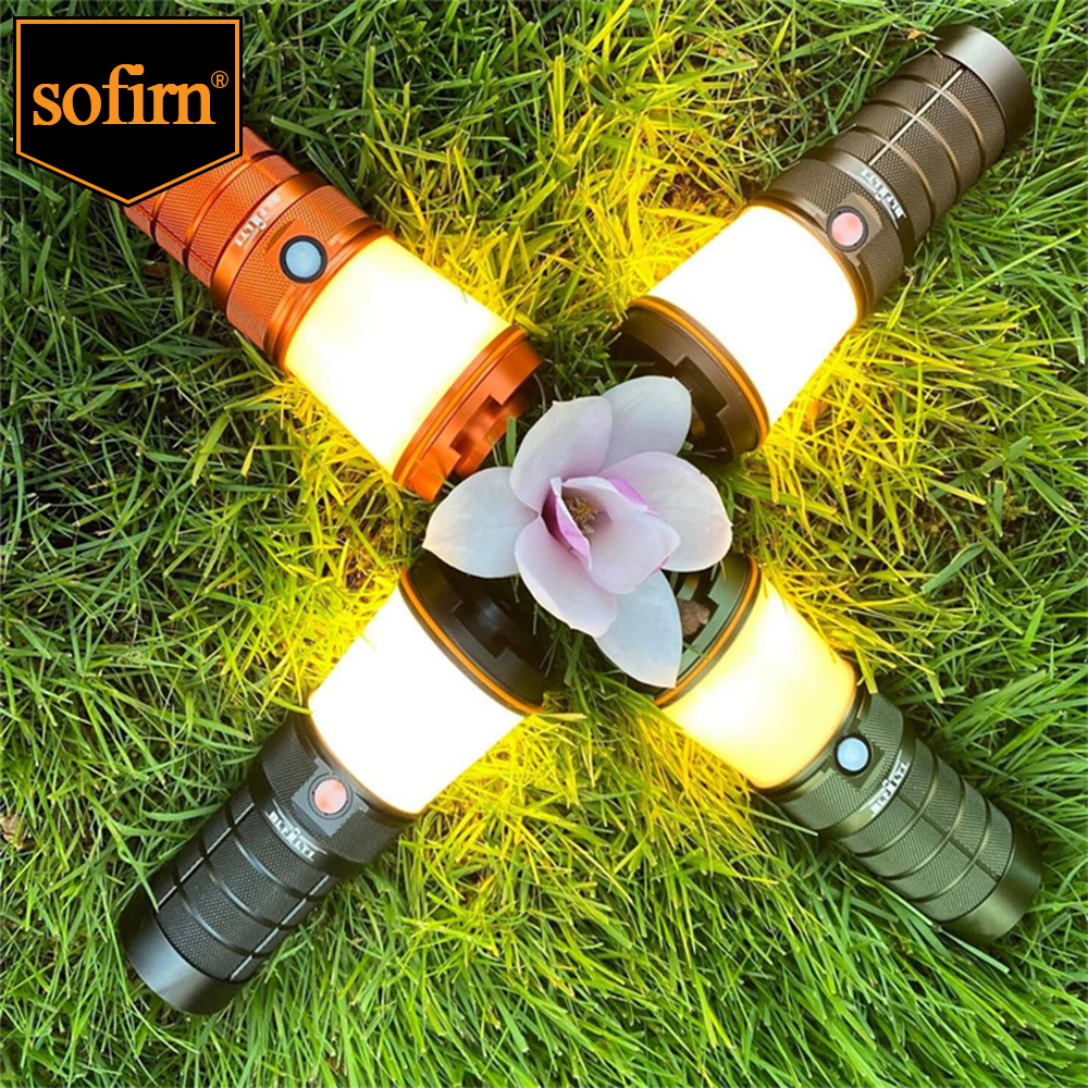 Sofirn Anduril 2,0 LT1 USB C linterna recargable luz de Camping 8 * TN-3535 linterna antorcha al aire libre